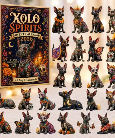 Xolo Spirit Day-By-Day Advent 2026 — 24 Acrylic Charm Countdown Featuring Xolo-Themed Collectibles & Gifts